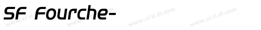 SF Fourche字体转换